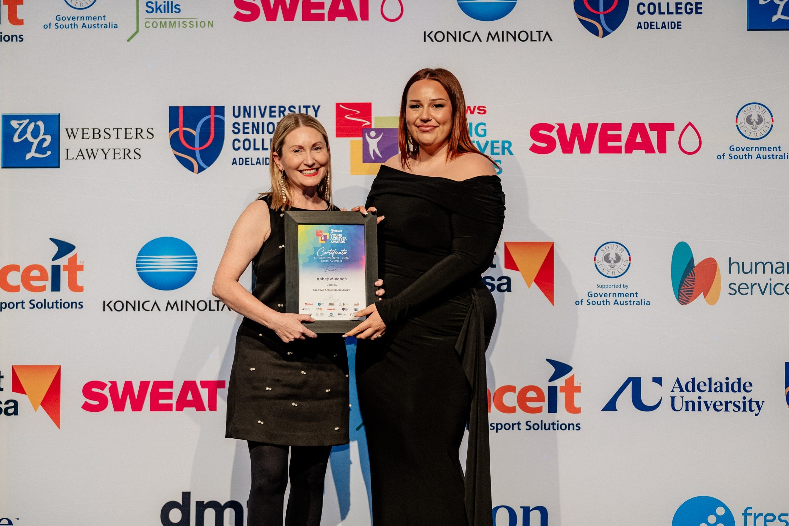Carclew Creative Achievement Award Finalist Abbey Murdoch 2026; Photo: Shameless Visuals