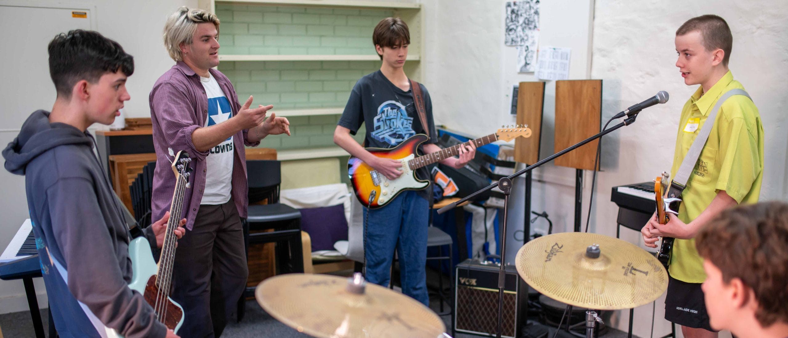Carclew's Holiday Bands program on Wednesday 15th of April 2026; Photo: Naomi Jellicoe